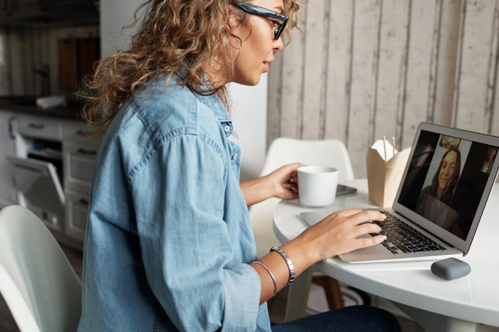 Interior Designer on Computer
