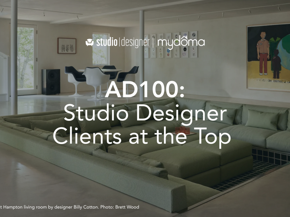 Studio Designer clients on the AD100 list